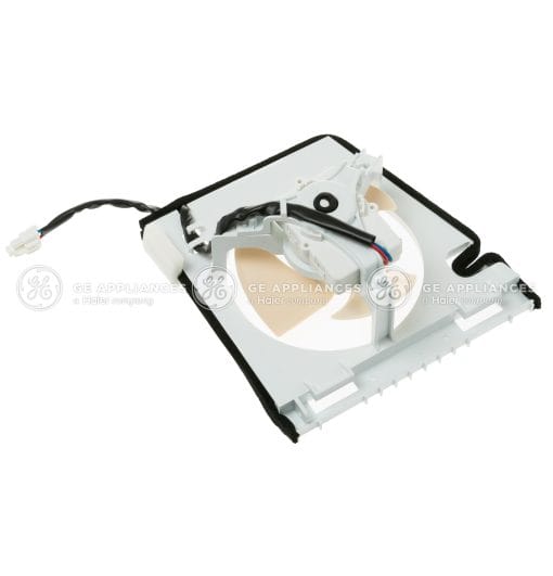 WR60X25786 GE Refrigerator Condenser Fan & Housing Assembly - Image 2