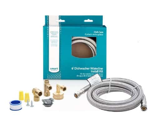 5304504505 Frigidaire 6' Stainless Steel Dishwasher Install Kit