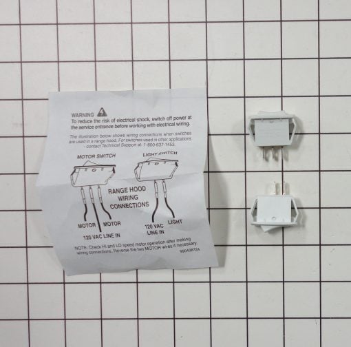 S97016971 Broan-Nutone Range Switch