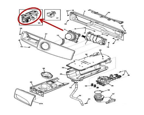 5304519503 Frigidaire Washer Main Board