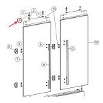 838153P Fisher & Paykel Refrigerator Bolt Skin Door Bi Kit Pkt10