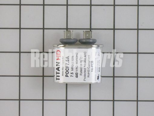 POCF7.5A Packard 440 Volt Oval Run Capacitor 7.5 Mfd - American Made