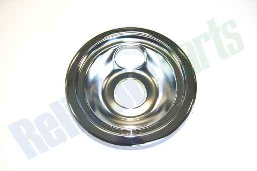 WB31T10010 GE Oven 6" Chrome Burner Drip Bowl - Image 8