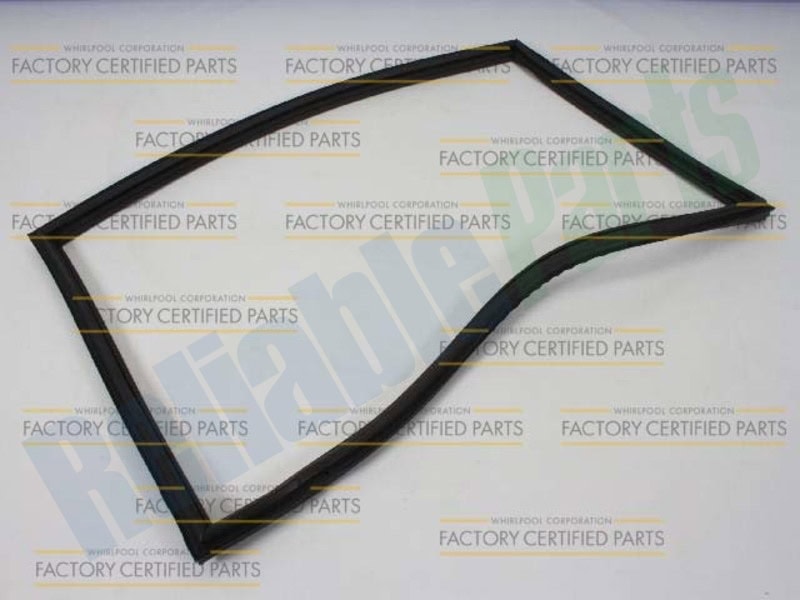 WPW10436253 Whirlpool Refrigerator Freezer Door Gasket Black - Image 2