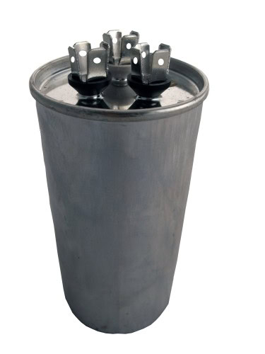 CD60+7.5X440R: ROUND DUAL RUN CAPACITOR.