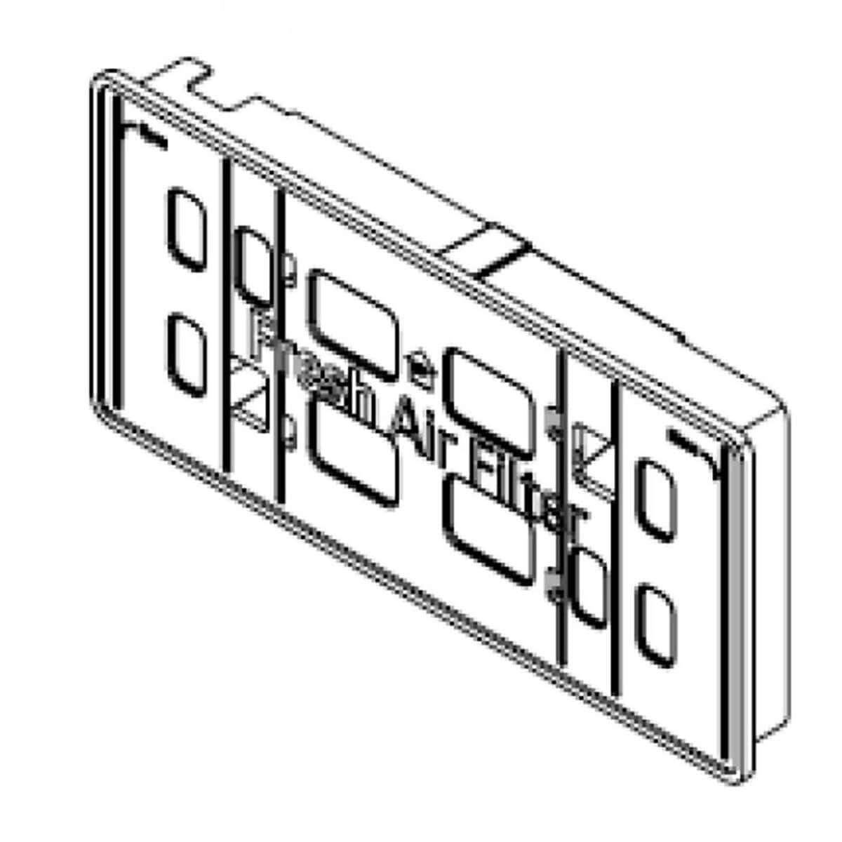 ADQ75493301 LG Refrigerator Air Cleaner Filter Assembly
