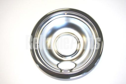 WB32X107 GE Range Stove Cooktop 6" Drip Bowl Chrome Large Hole
