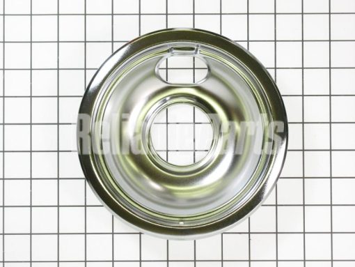 WB32X107 GE Range Stove Cooktop 6" Drip Bowl Chrome Large Hole - Image 7