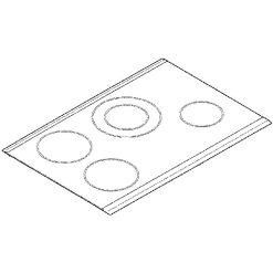00770872 Bosch Oven Glass Ceramic Hob Top