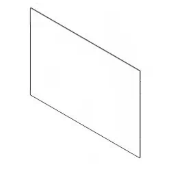 316452744 Frigidaire Range Glass