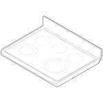 5304509324 Frigidaire Range Main Top
