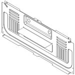 98006083 Whirlpool Range Rear Cover