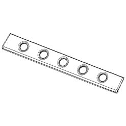 DG64-00616A Samsung Cooktop Decoration Chassis Assembly