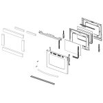 DG94-00940D Samsung Door Assembly