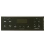 WB07X26740 GE Range Faceplate Graphics