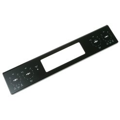 WB07X30055 GE Range Control Panel Overlay Assembly