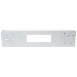 WB07X32016 GE Range Control Panel Trim Assembly White