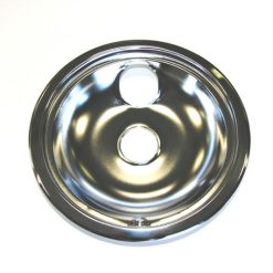 WB31T10011 GE Oven 8" Chrome Burner Drip Bowl