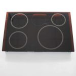 WB62X20972 GE Oven Black Glass Maintop Assembly