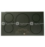 WB62X29628 GE Oven Glass and Frame Maintop Assembly
