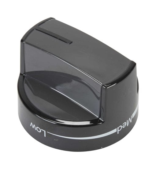 WPW10339442 Whirlpool Range Burner Control Knob Black