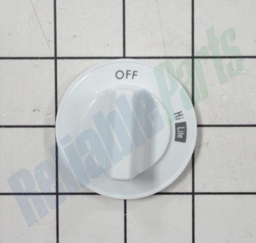 74010588 Whirlpool Range White Control Valve Knob - Image 3