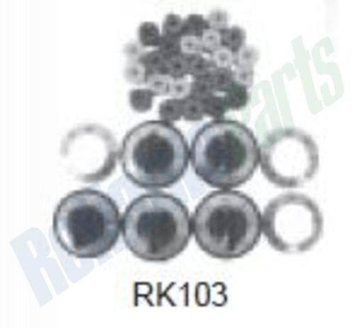 RK103 Supco Universal Electric Range Knob Kit - Image 2