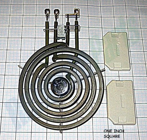 WB30X342 GE Oven Cooktop 6" Burner Unit 3w No Trim Ring - Image 5