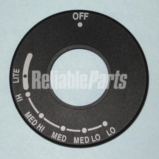 WP4457192 Whirlpool Cooktop Bezel Knob, Black - Image 3