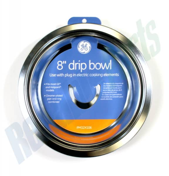WB32X106 GE Oven 8" Drip Bowl Chrome - Image 8