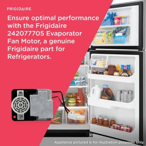242077705 Frigidaire Refrigerator Fan Motor - Image 6