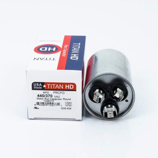 PRCFD305A Packard Titan HD Run Capacitor 30+5 MFD 440/370 Volt Round - Image 4