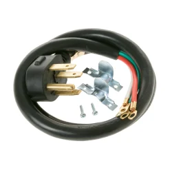 General Electric WX09X10035 4 Wire 40amp Range Cord, 4-Feet