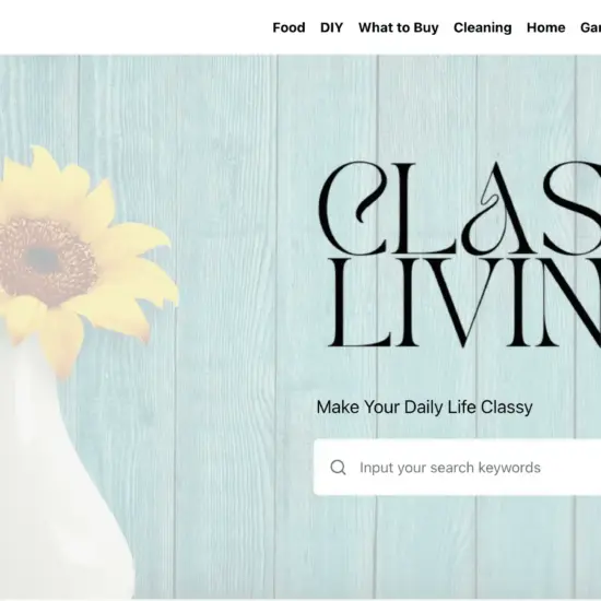 classylivings web