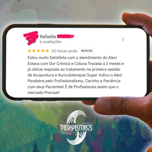 Mais um feedback 5 estrelas que enche o coração de alegria! ⭐⭐⭐⭐⭐

Nada é mais gratificante do que ver meu trabalho gerando bem-estar. 

Você também merece sentir os incríveis benefícios da acupuntura.

Estou à disposição para conversar. Entre em contato pelo WhatsApp (24) 99847-3406 ou via Direct. 🙏