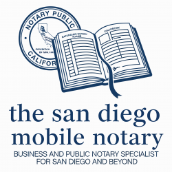 the san diego mobile notary is a business and public specialist for San Diego
