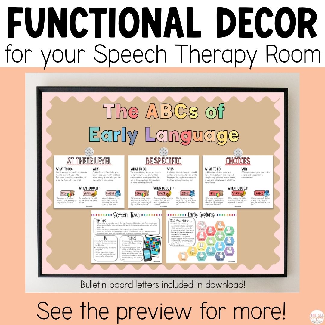 Early Intervention Posters | Speech Therapy Handouts - Image 4