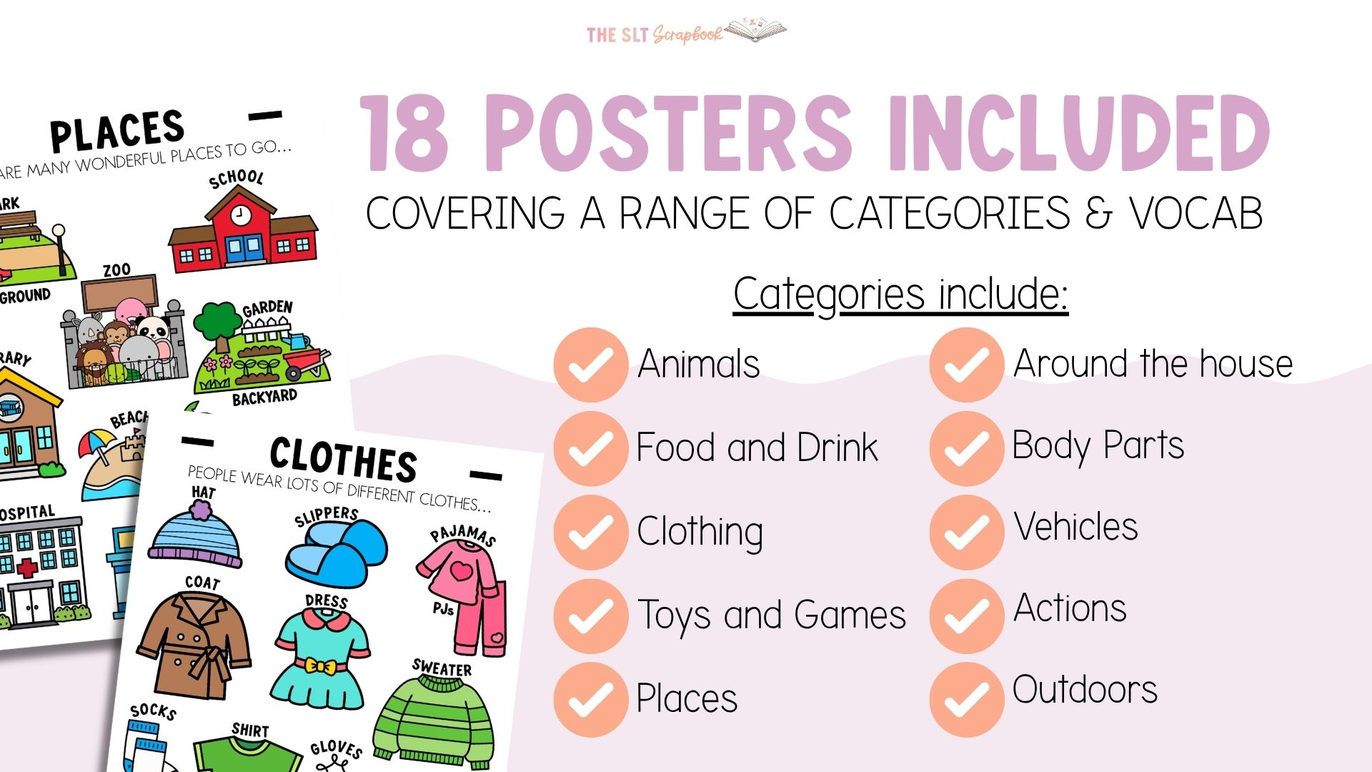 Early Vocabulary Posters for Speech Therapy | First Words & Symbolic Sounds - Image 6