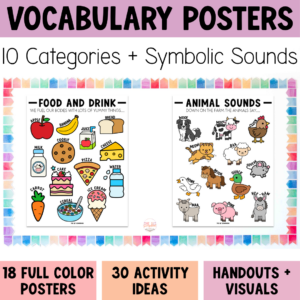 Early Vocab Posters Product main cover page