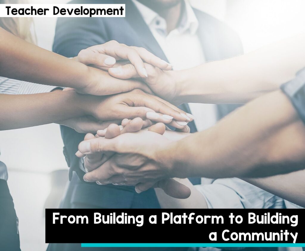 From building a platform to building a community
