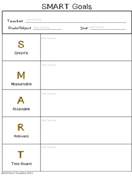 SMART Goals Template - Editable - Image 4