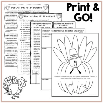 Thanksgiving ELA Activity - Narrative Writing - Image 3