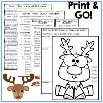 Christmas ELA Activity: Narrative Writing - Common Core Aligned - Image 3