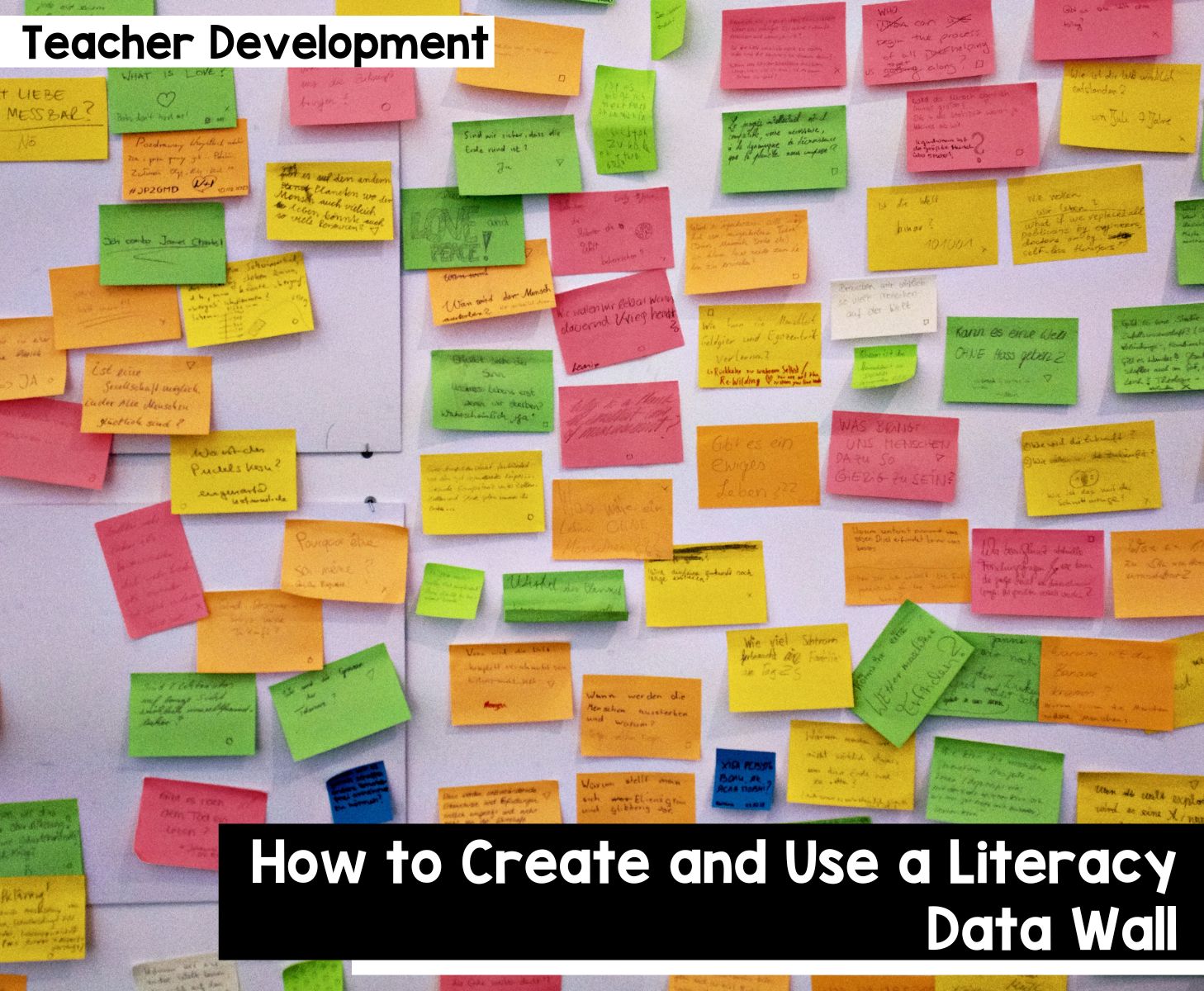 How to create and use a literacy data wall