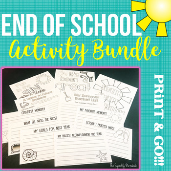 End of School Activity Bundle