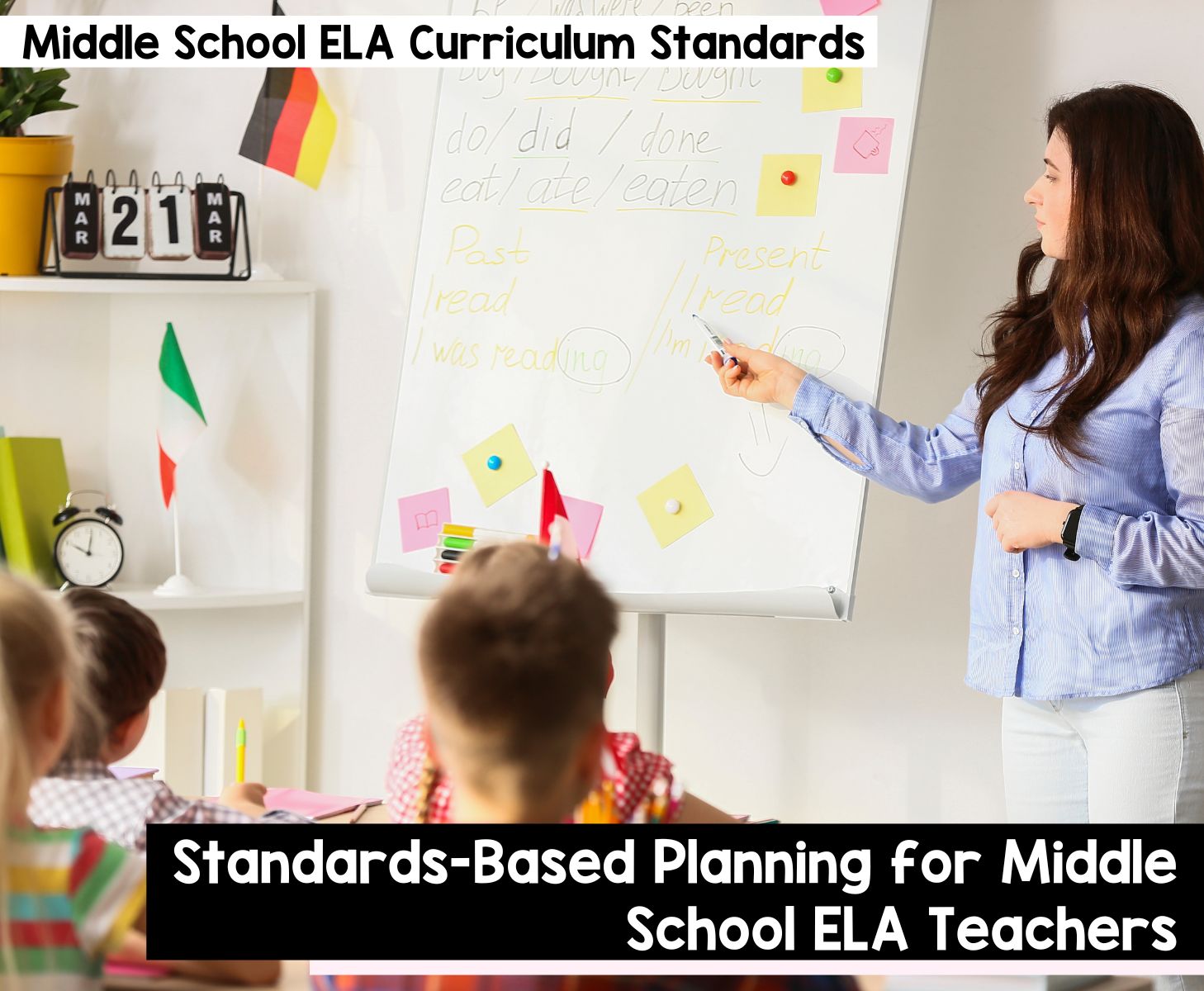Standards-based planning for middle school ELA teachers