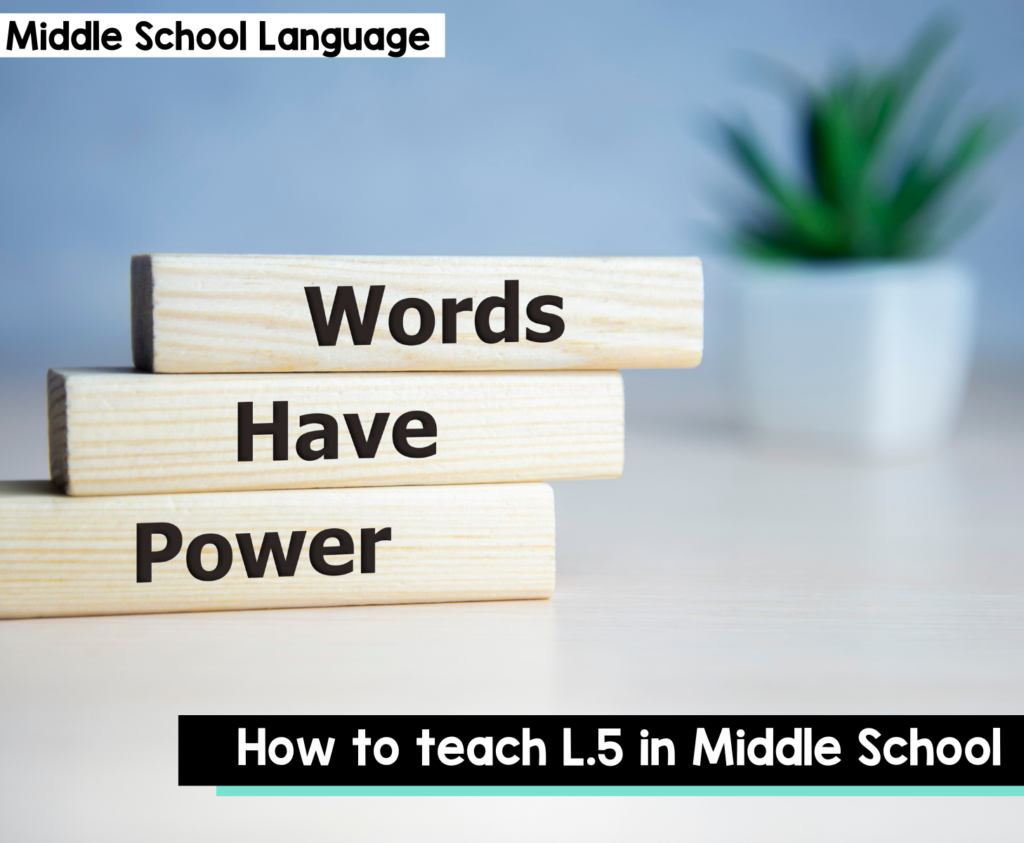 How to Teach L.5 in Middle School ELA