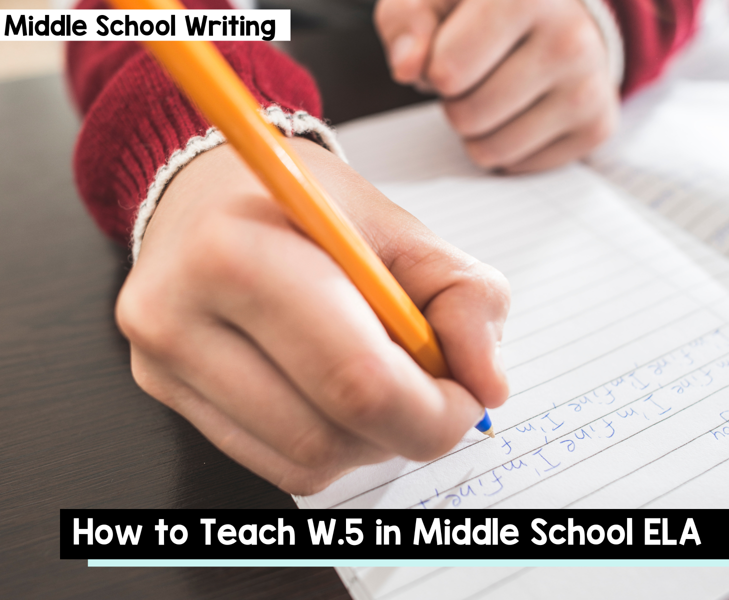 How to teach W.5 in Middle School