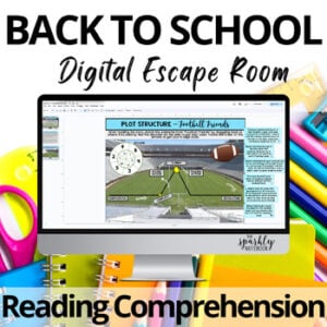 ELA Back To School DIGITAL Escape Room - Common Core Aligned