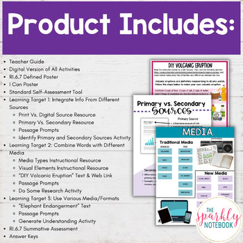 6.RI.7: Integrate Information from Various Sources 6th Grade CCSS Aligned - Image 2
